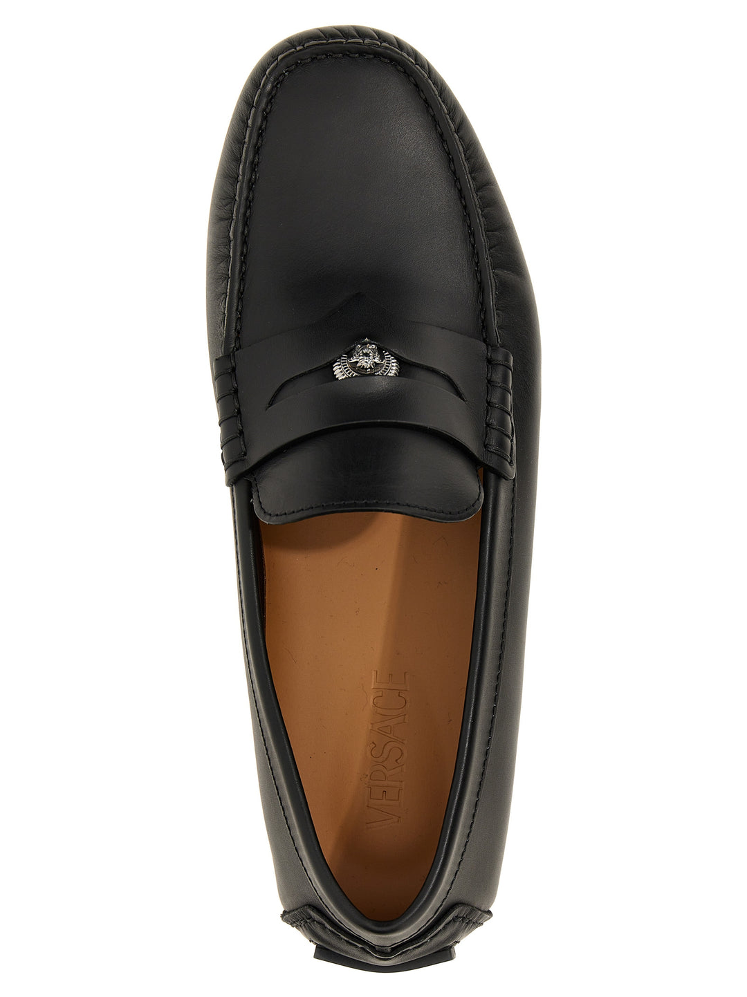 Medusa Biggie Loafers Black