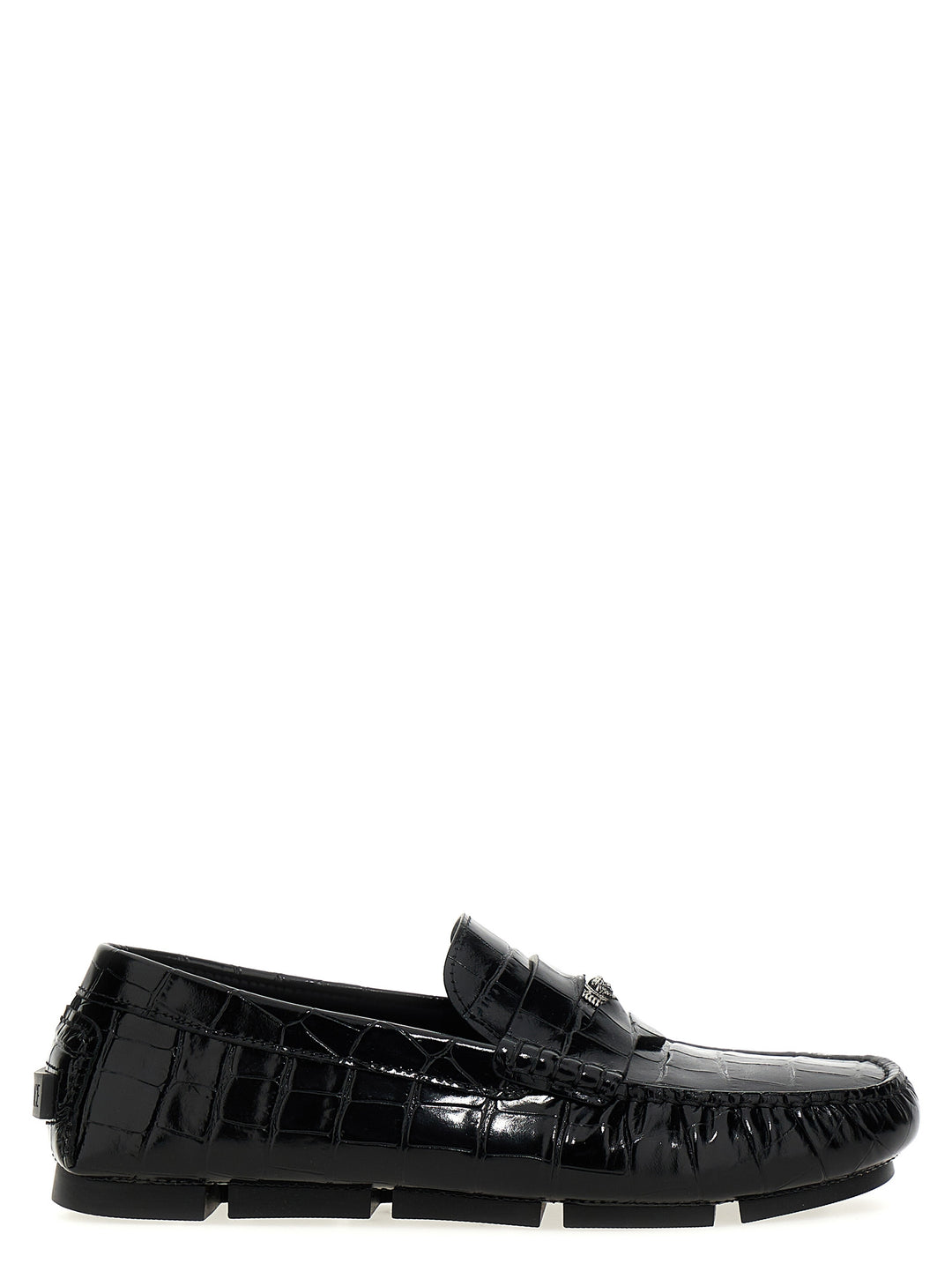 Driver Medusa Biggie Loafers Black