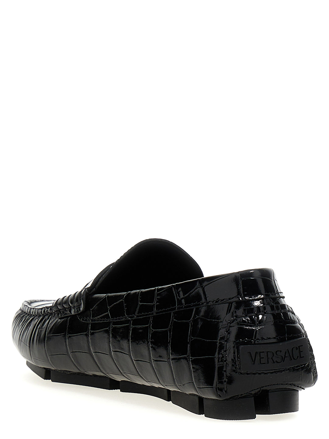 Driver Medusa Biggie Loafers Black