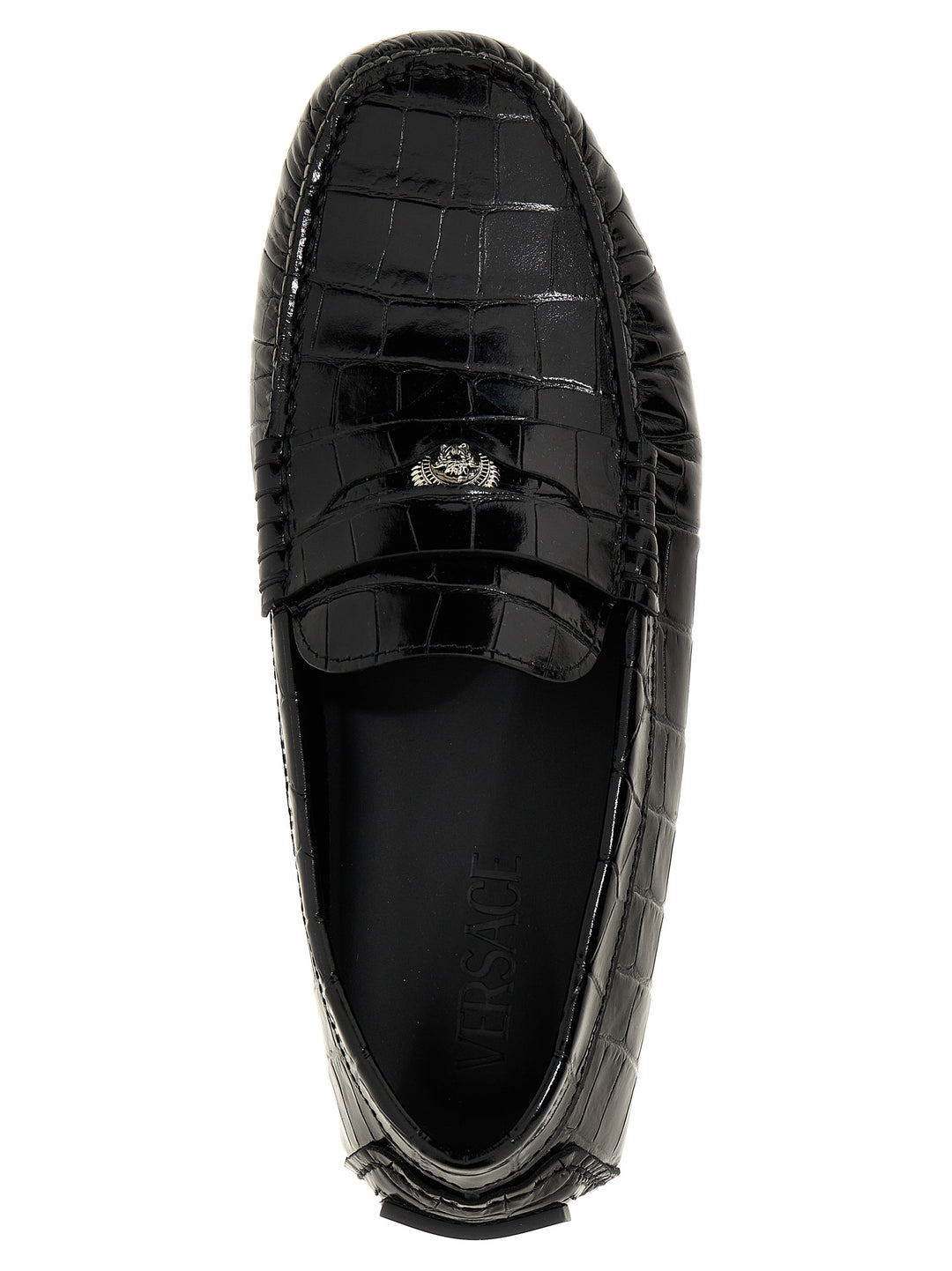 Driver Medusa Biggie Loafers Black