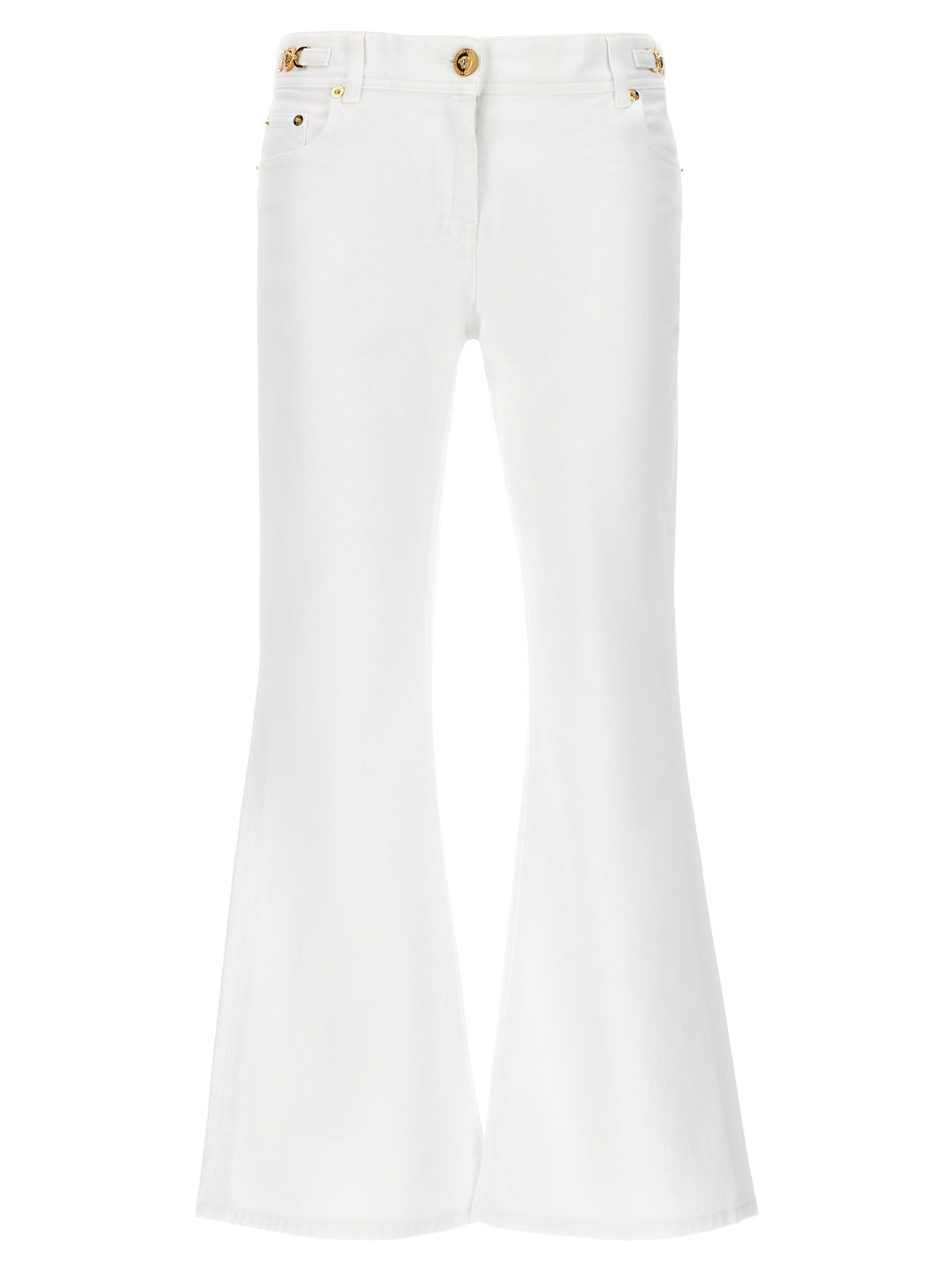 Flared Jeans White