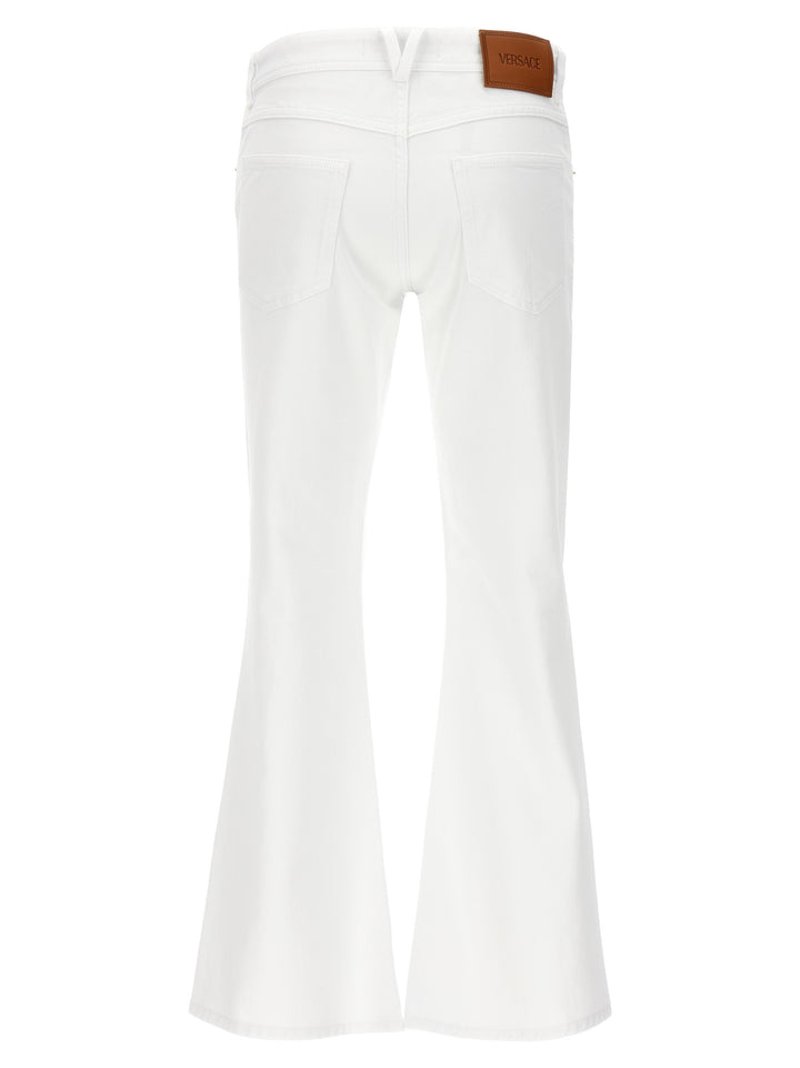 Flared Jeans White