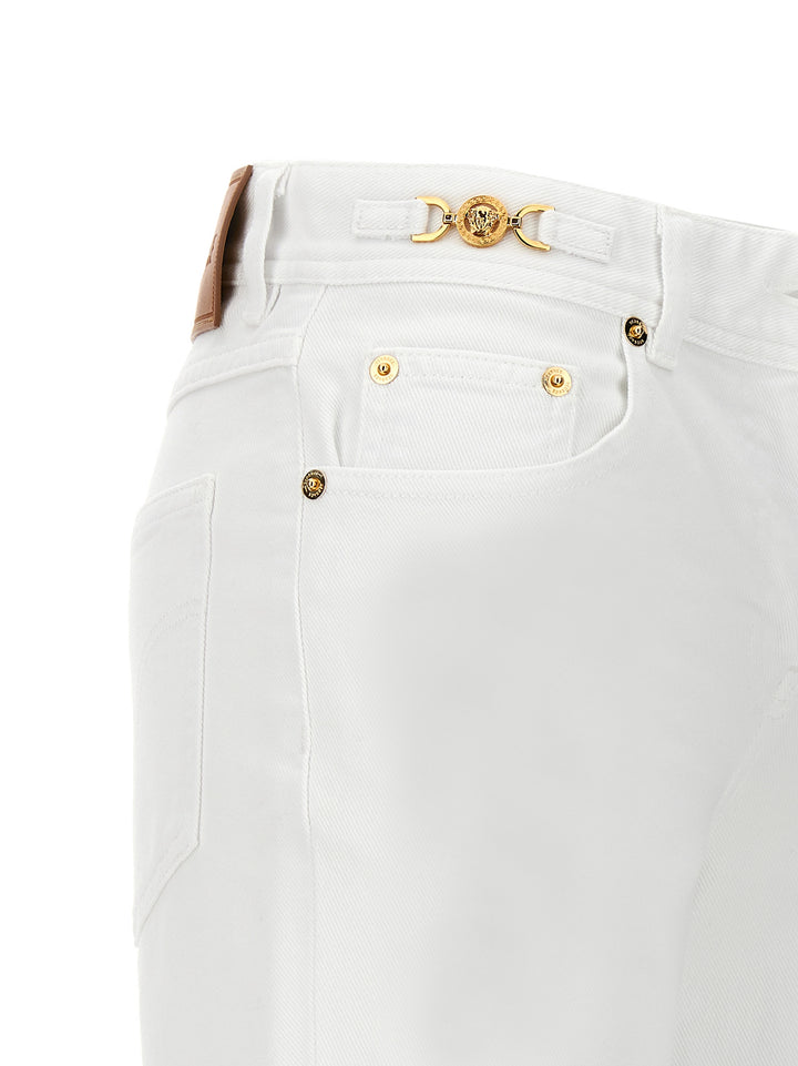 Flared Jeans White