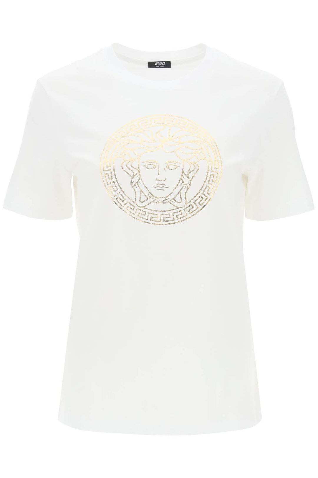 Medusa Crew Neck T Shirt - Versace - Women