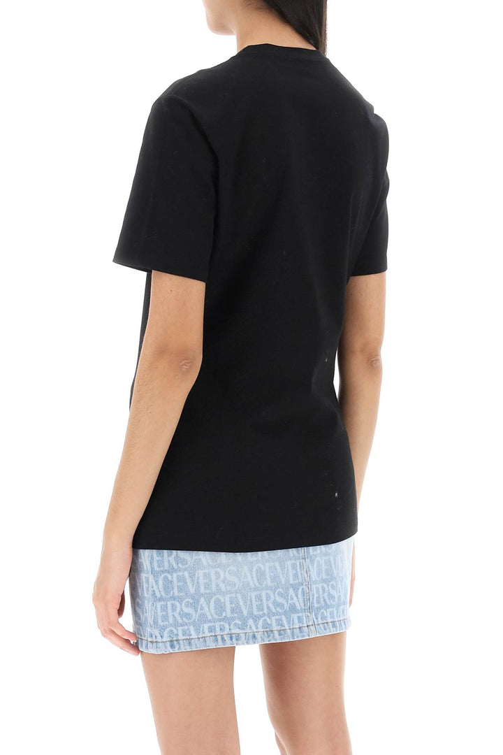 Medusa Crew Neck T Shirt - Versace - Women