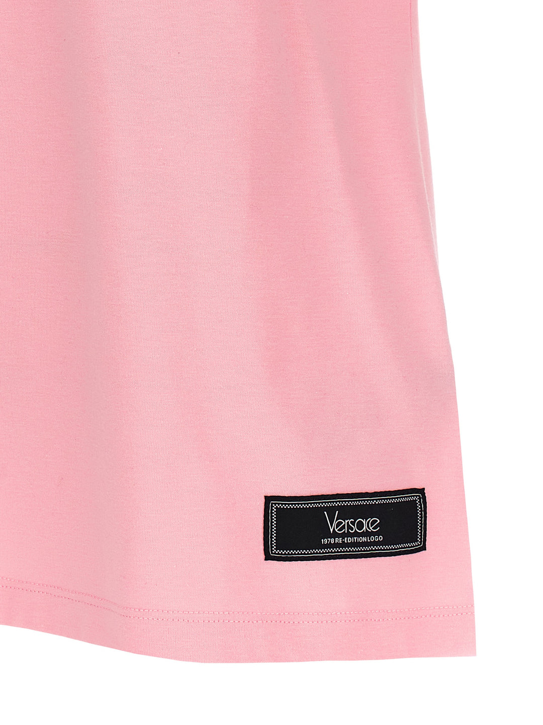 Logo Embroidery T-Shirt Pink