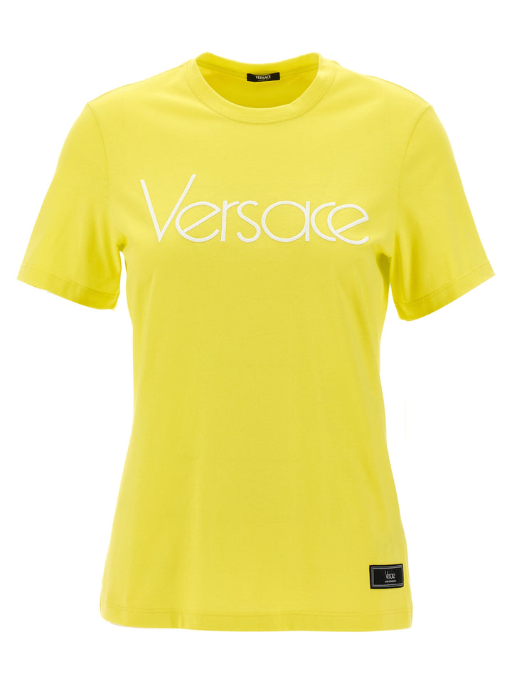 Logo Embroidery T-Shirt Yellow