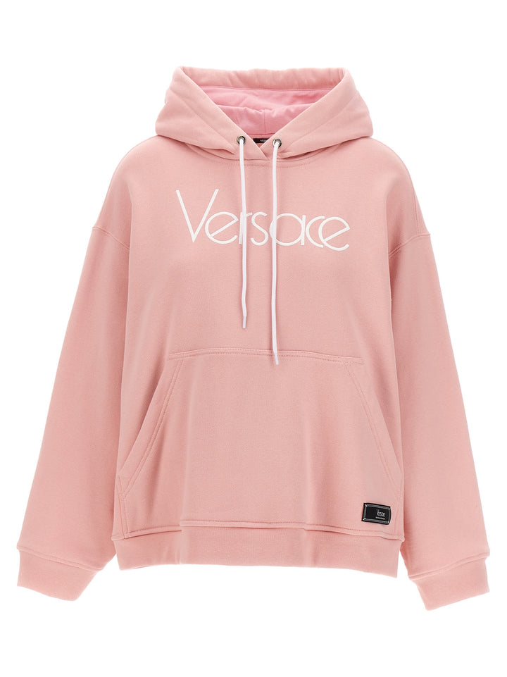 Logo Hoodie Sweatshirt Pink