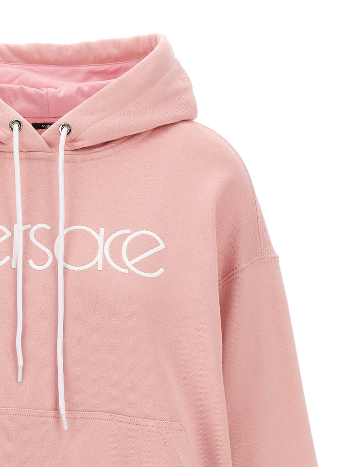 Logo Hoodie Sweatshirt Pink