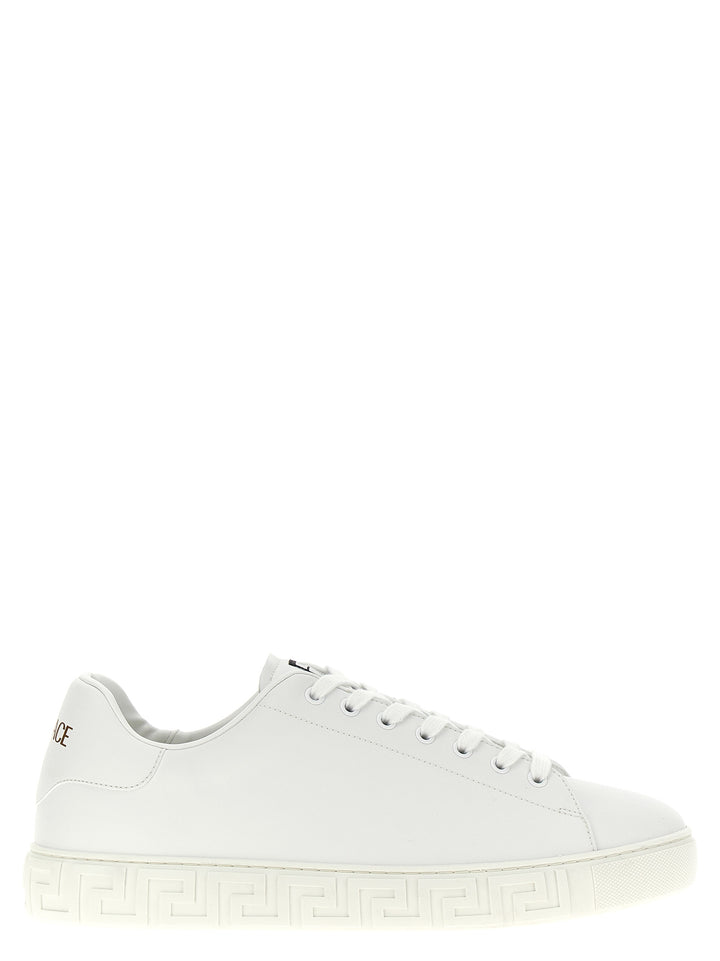 Versace Greca Sneakers - White | 8278478d2c6d326ea14d1d5de53d30deedcc9677