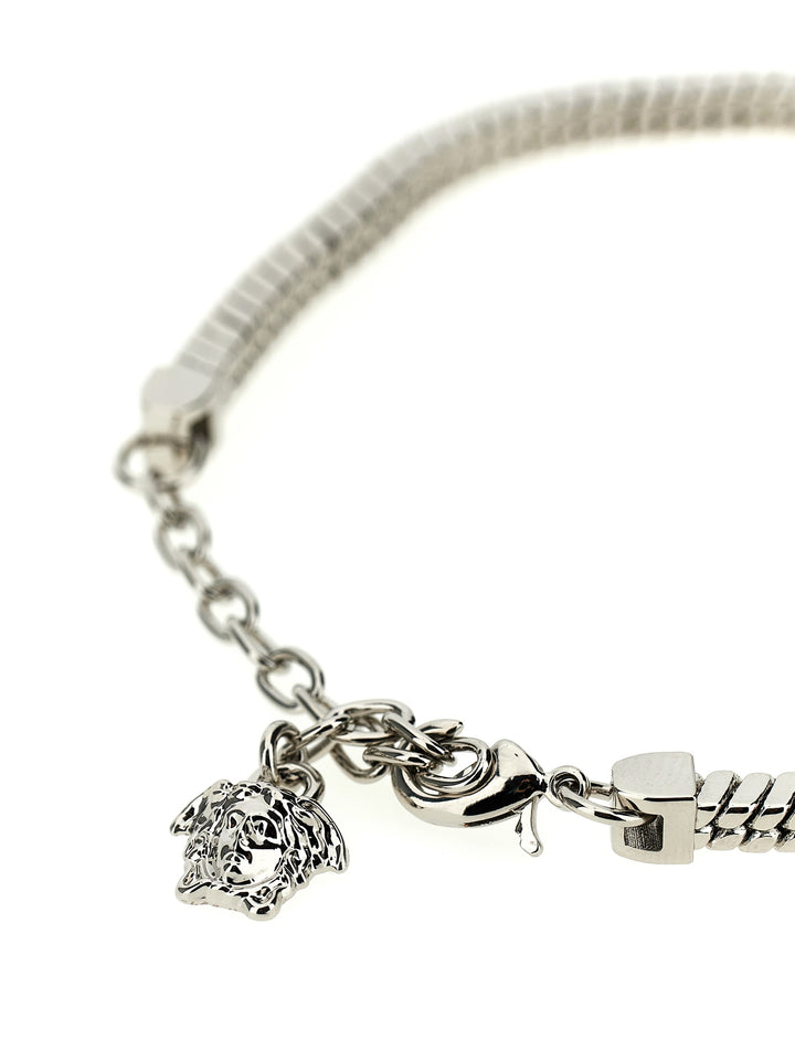 Logo Metal Bracelet Jewelry Silver