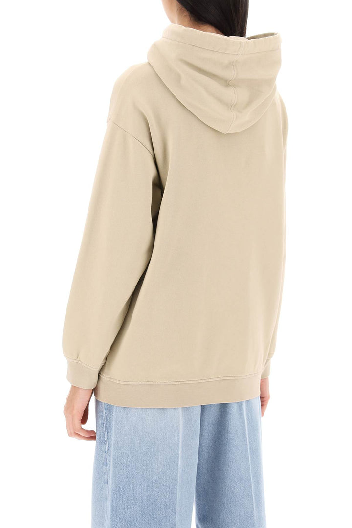 Skype Hoodie With Logo Embroidery - Pinko - Women