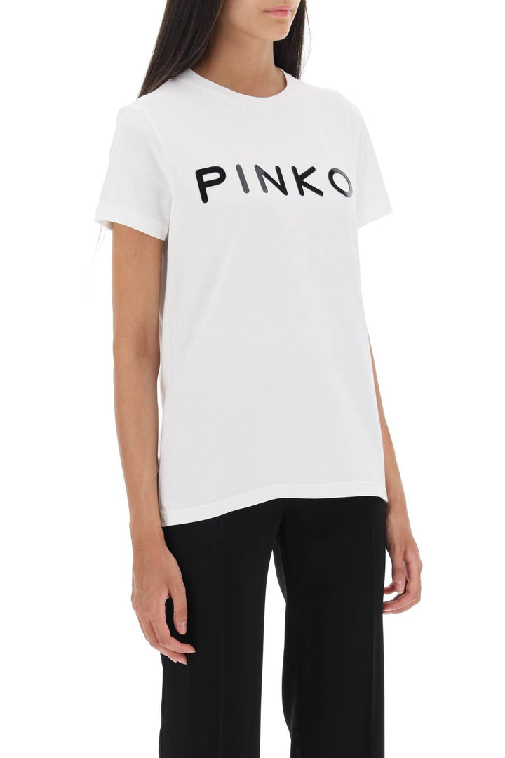 Start T Shirt With Vinyl Logo - Pinko - Women