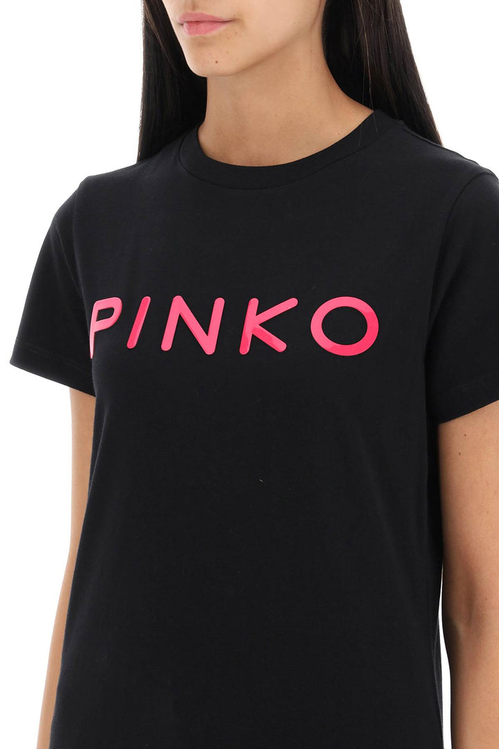 Start T Shirt With Vinyl Logo - Pinko - Women