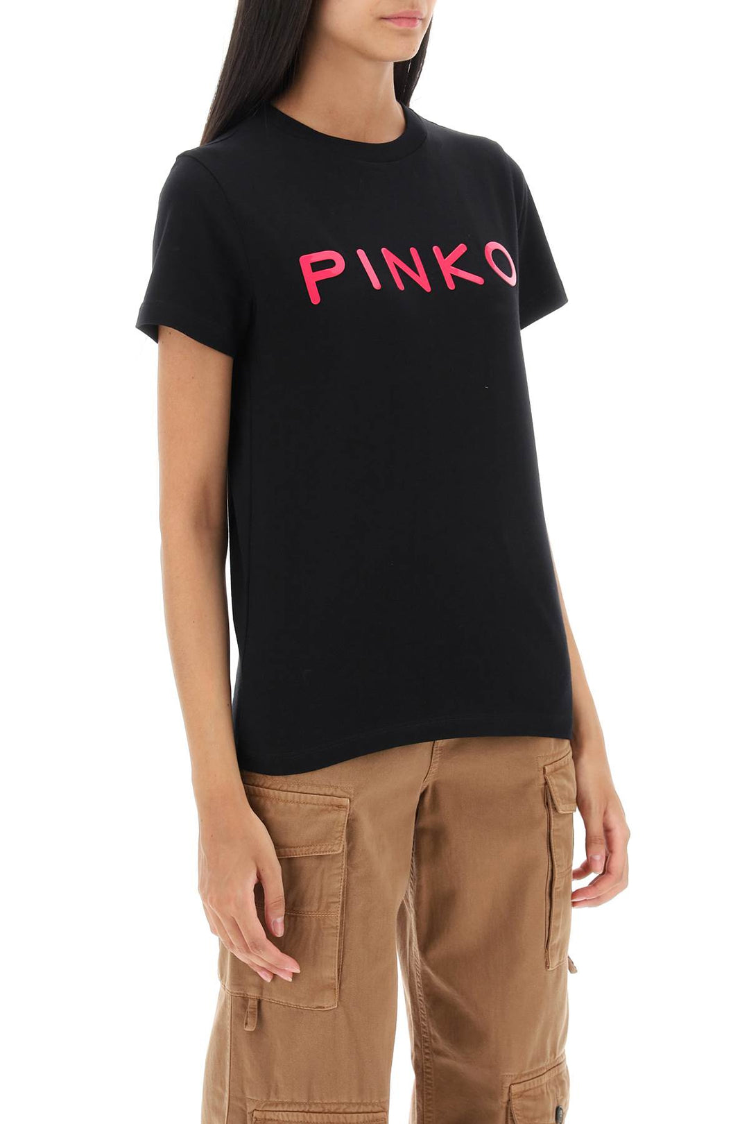 Start T Shirt With Vinyl Logo - Pinko - Women