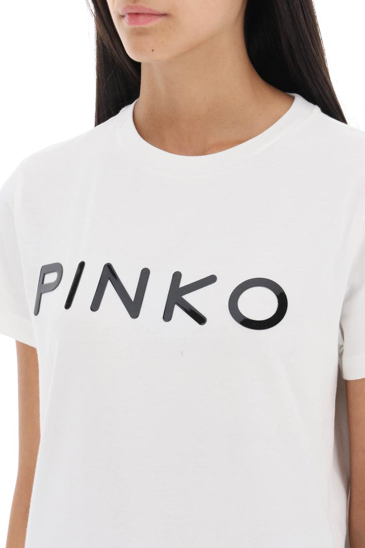 Start T Shirt With Vinyl Logo - Pinko - Women