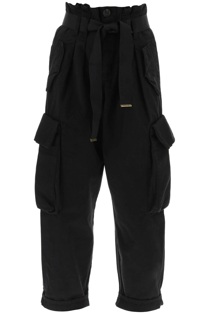 'Ronfare' Cropped Cargo Pants - Pinko - Women