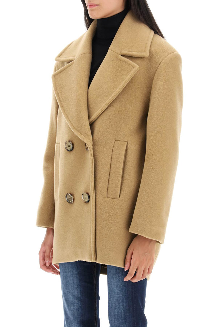 'Commento' Double Breasted Peacoat - Pinko - Women