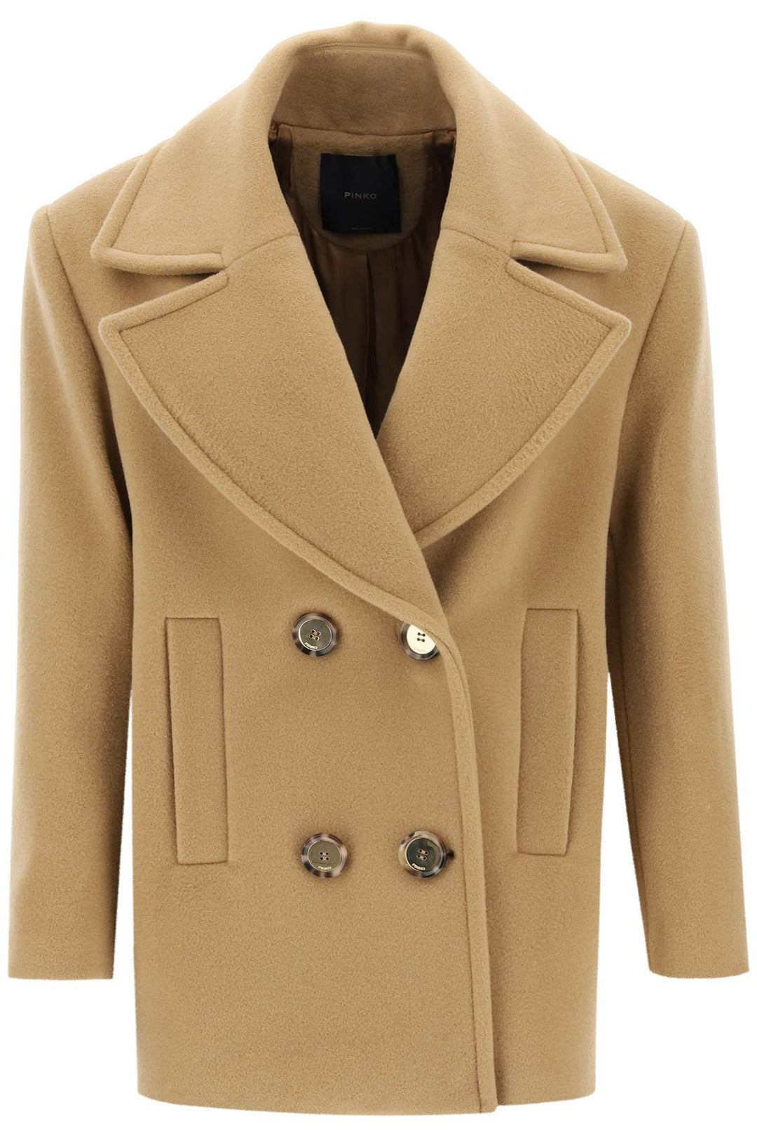 'Commento' Double Breasted Peacoat - Pinko - Women