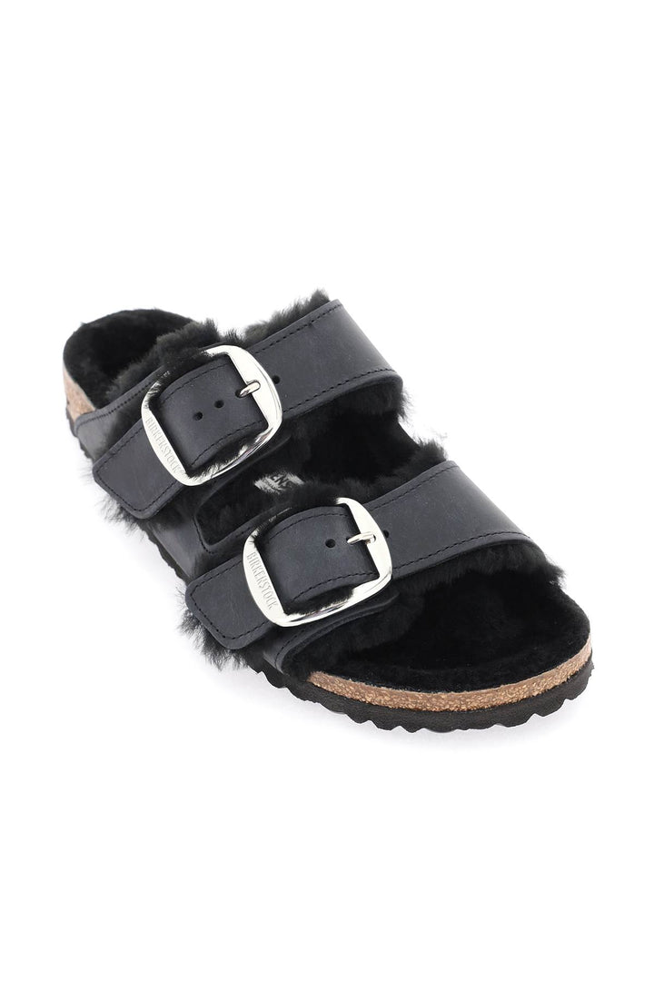 Arizona Big Buckle Mules In Teddy - Birkenstock - Women