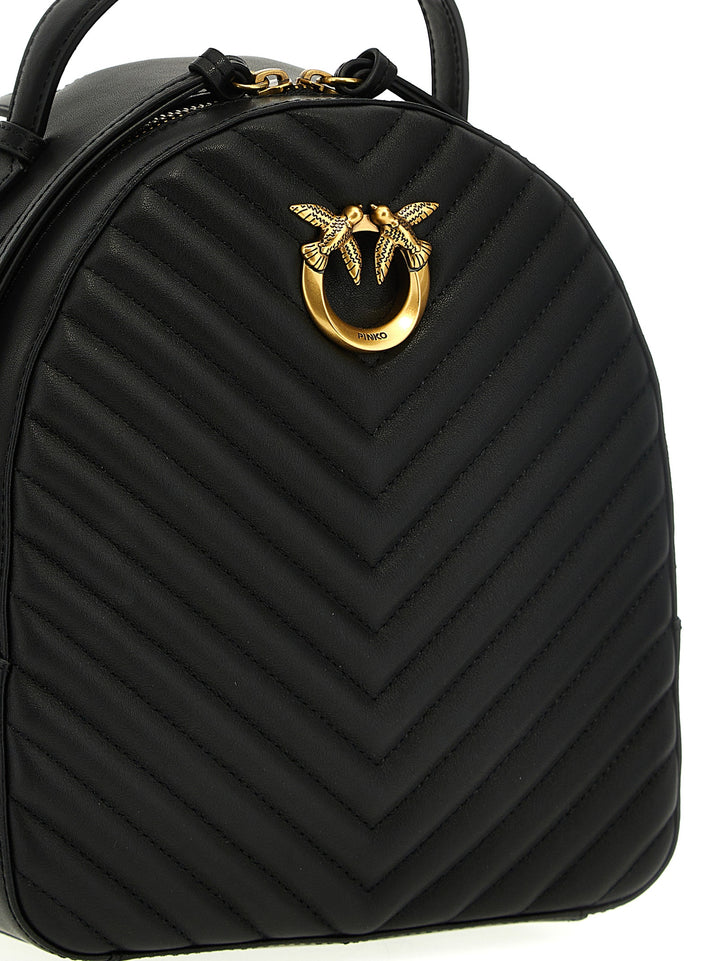 Love Click Classic Backpacks Black