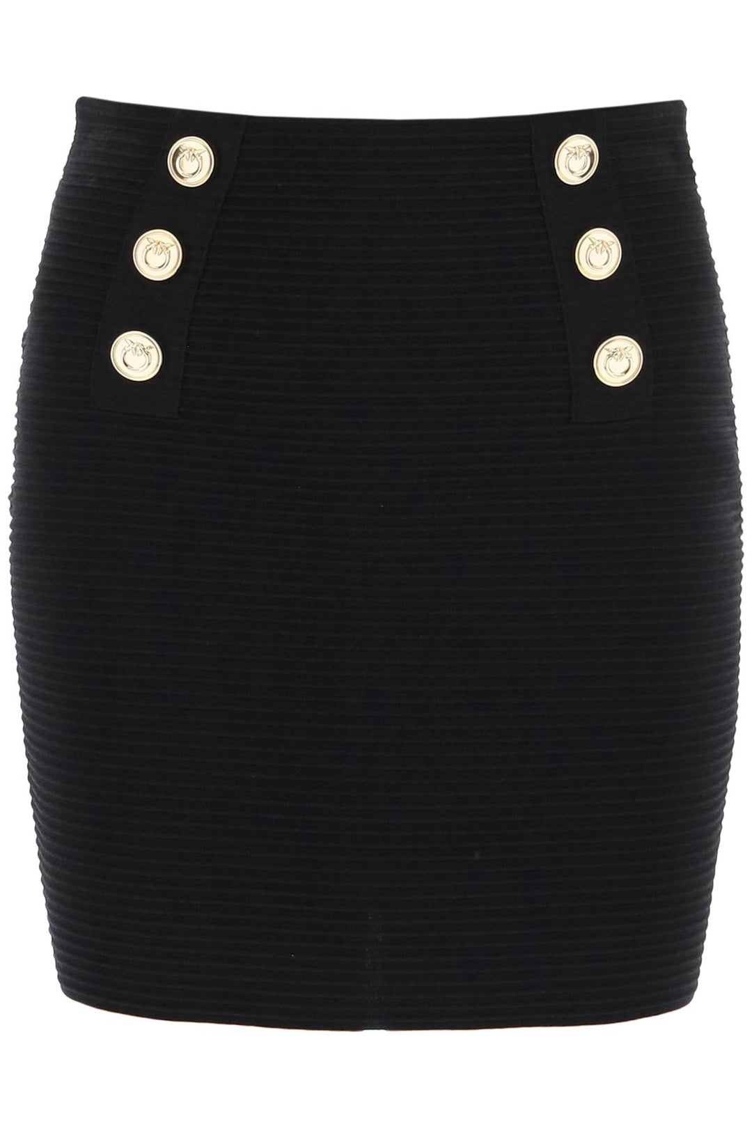 Cipresso Mini Skirt With Love Birds Buttons - Pinko - Women