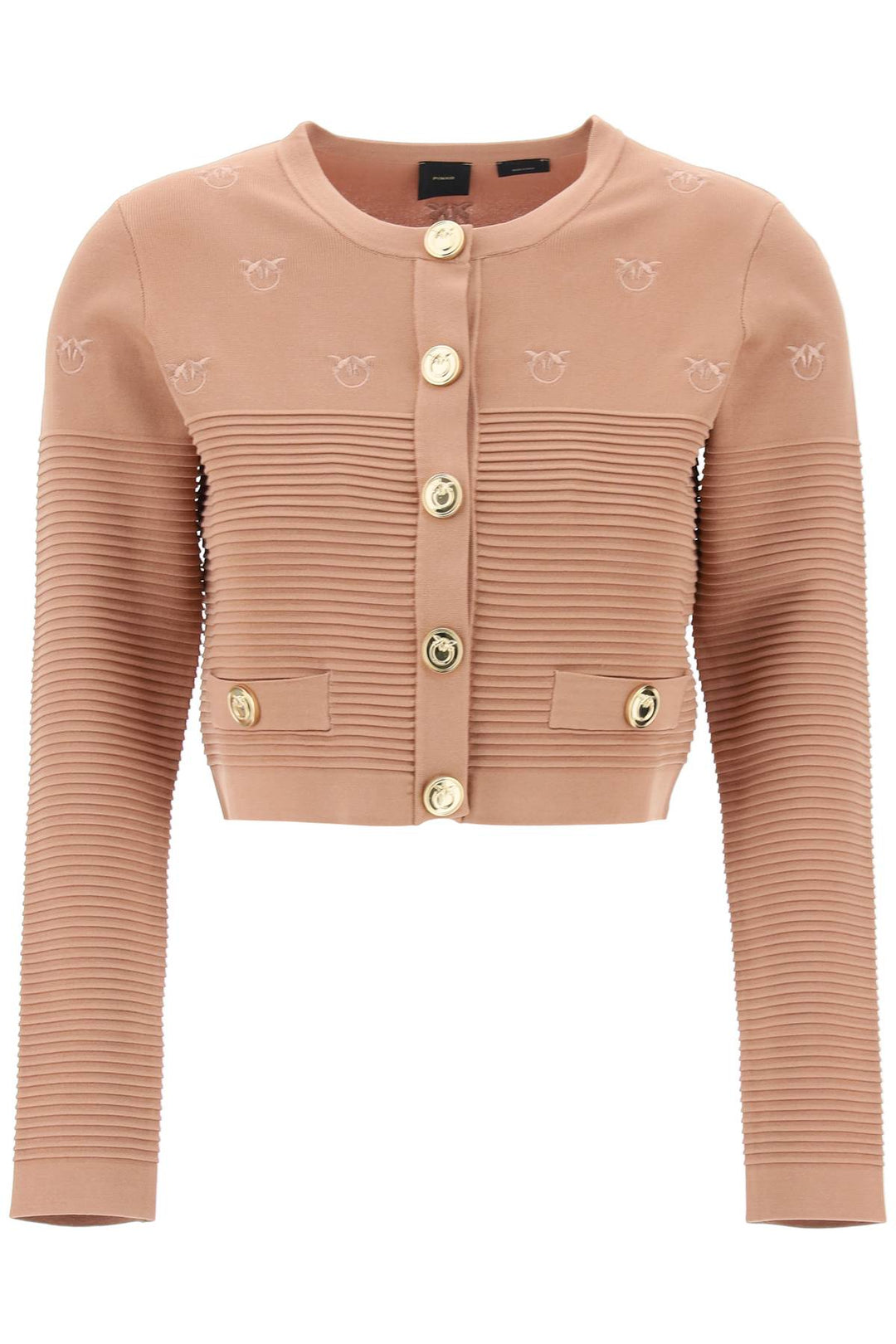 Ciliegio Cardigan With Love Birds Detailing - Pinko - Women