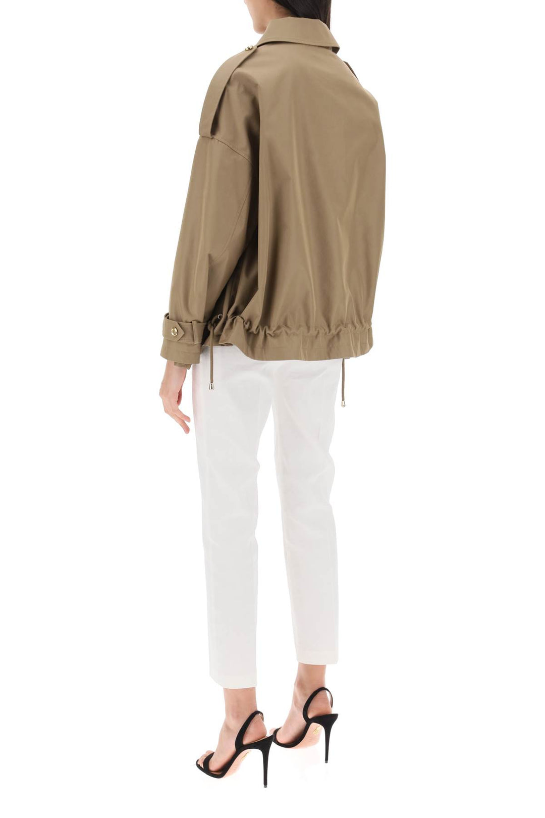 Polidora Blouson Jacket In Gabardine - Pinko - Women