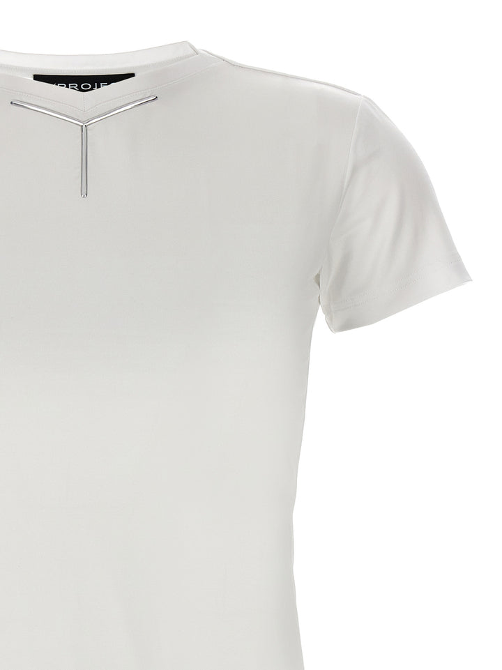 Y/Project Y Baby Tee T-shirt - White | d22a36990262bc12519043171de3958ff0bf8f17