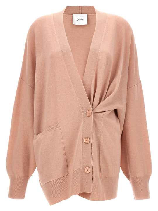 Oversize Cardigan Sweaters And Cardigans Pink