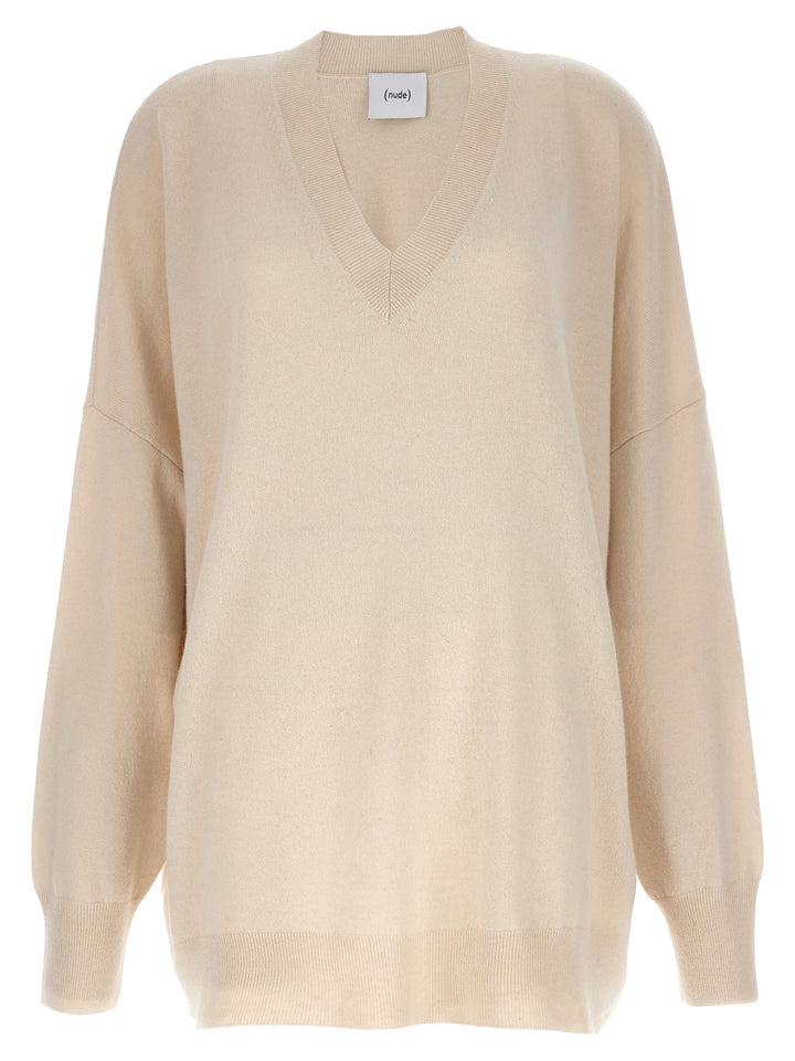 Oversize Sweater Sweater, Cardigans White