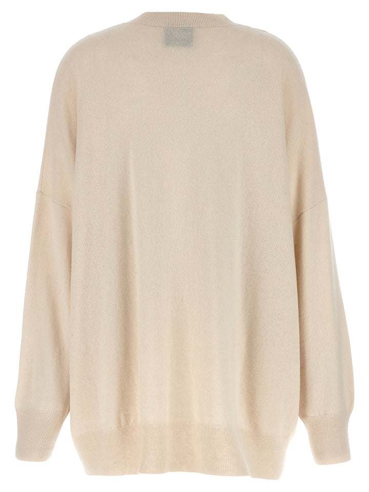 Oversize Sweater Sweater, Cardigans White