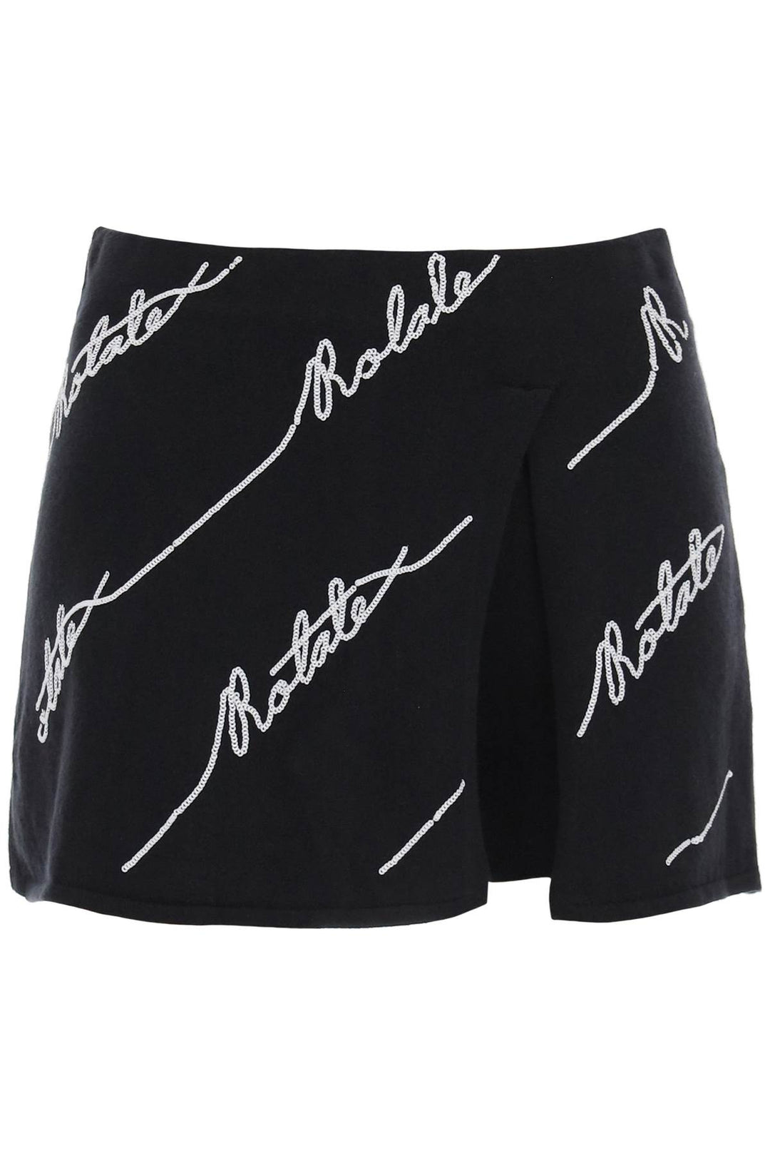 Sequined Logo Knit Skort - Rotate - Women