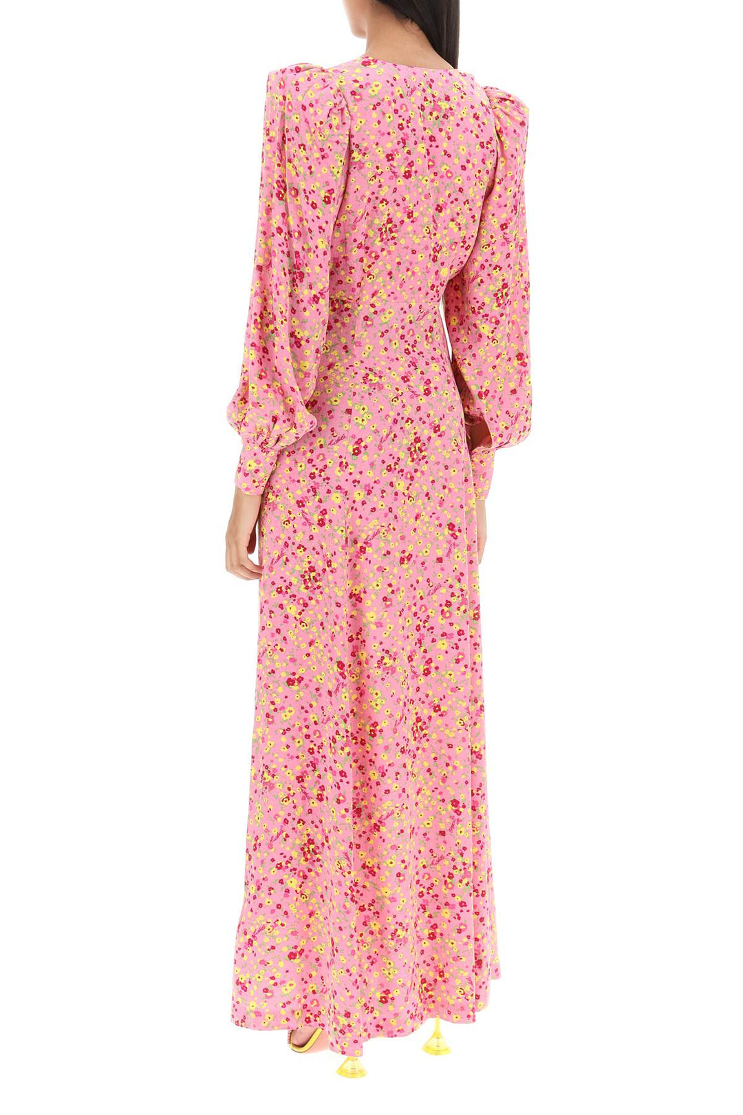 Maxi Shirt Dress With Bouffant Sleeves - Rotate - Women