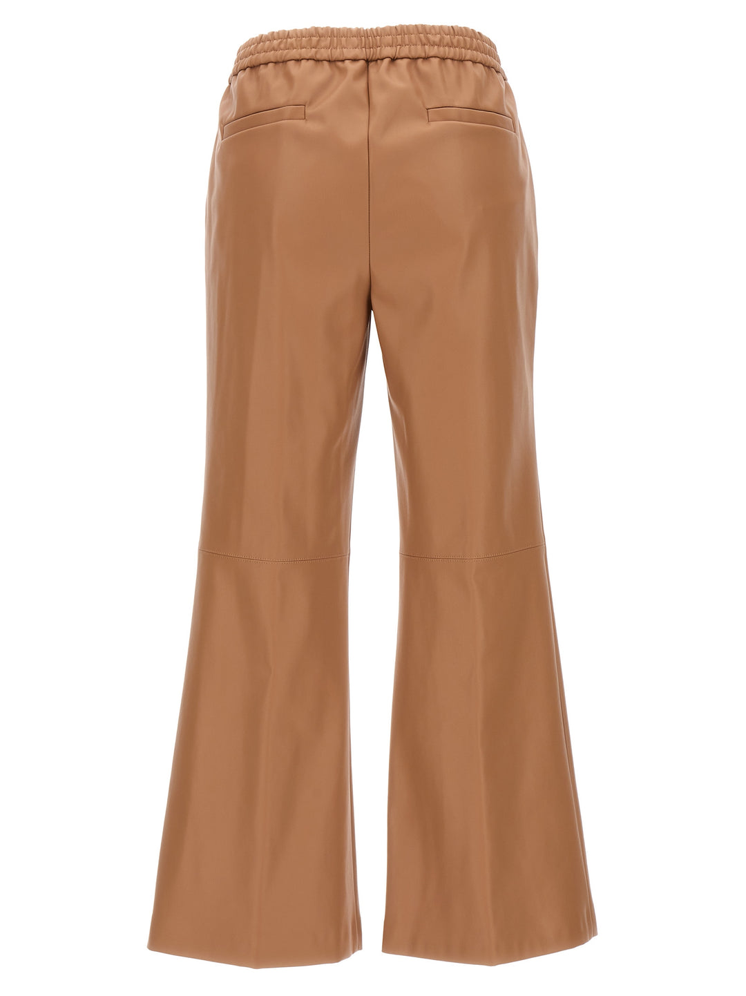 Eco Leather Pants Beige