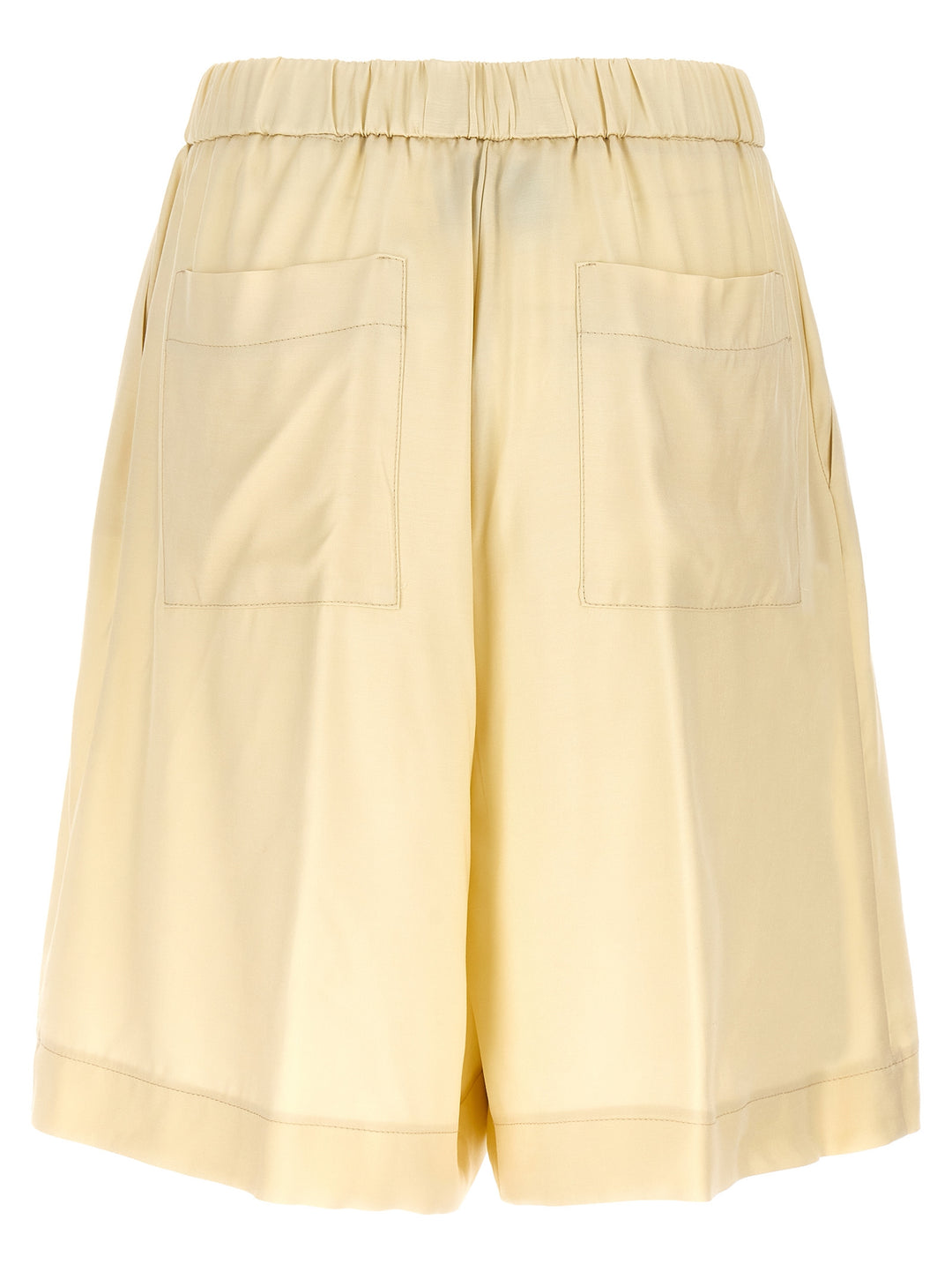 Viscose Bermuda Shorts Bermuda, Short Beige