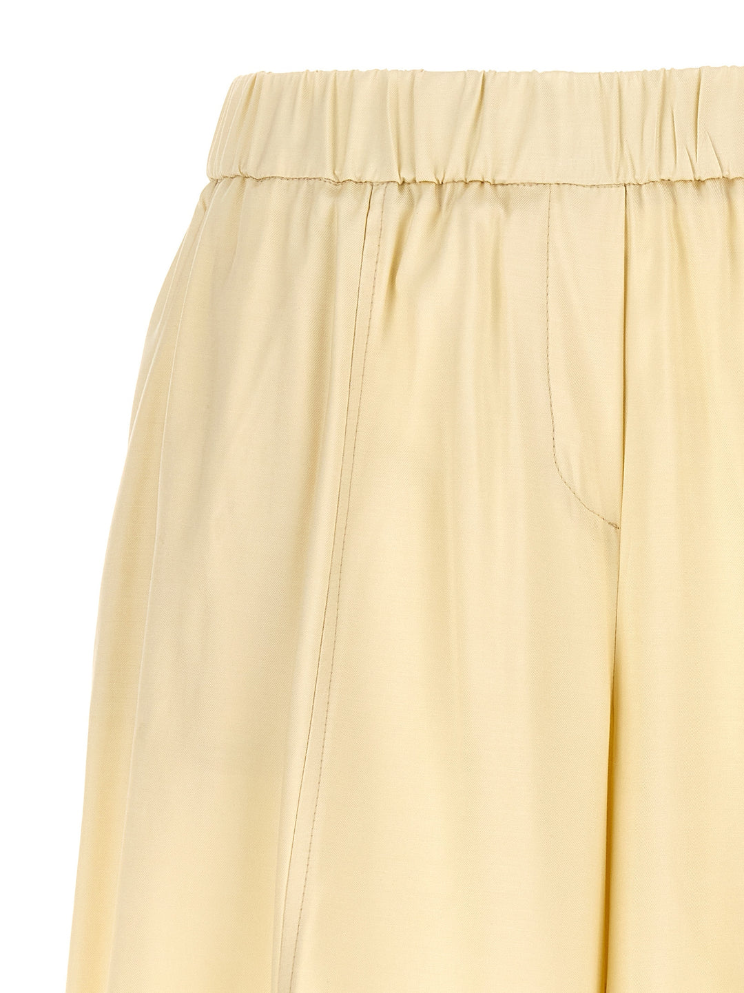 Viscose Bermuda Shorts Bermuda, Short Beige