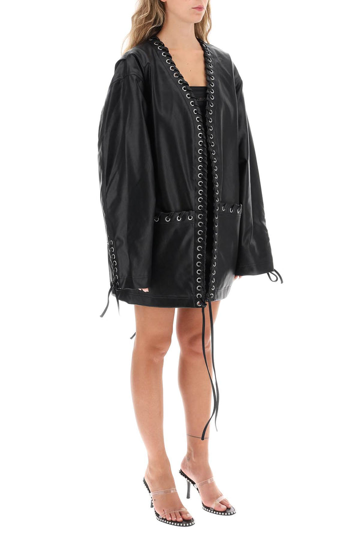 Oversized Faux Leather Jacket - Rotate - Women