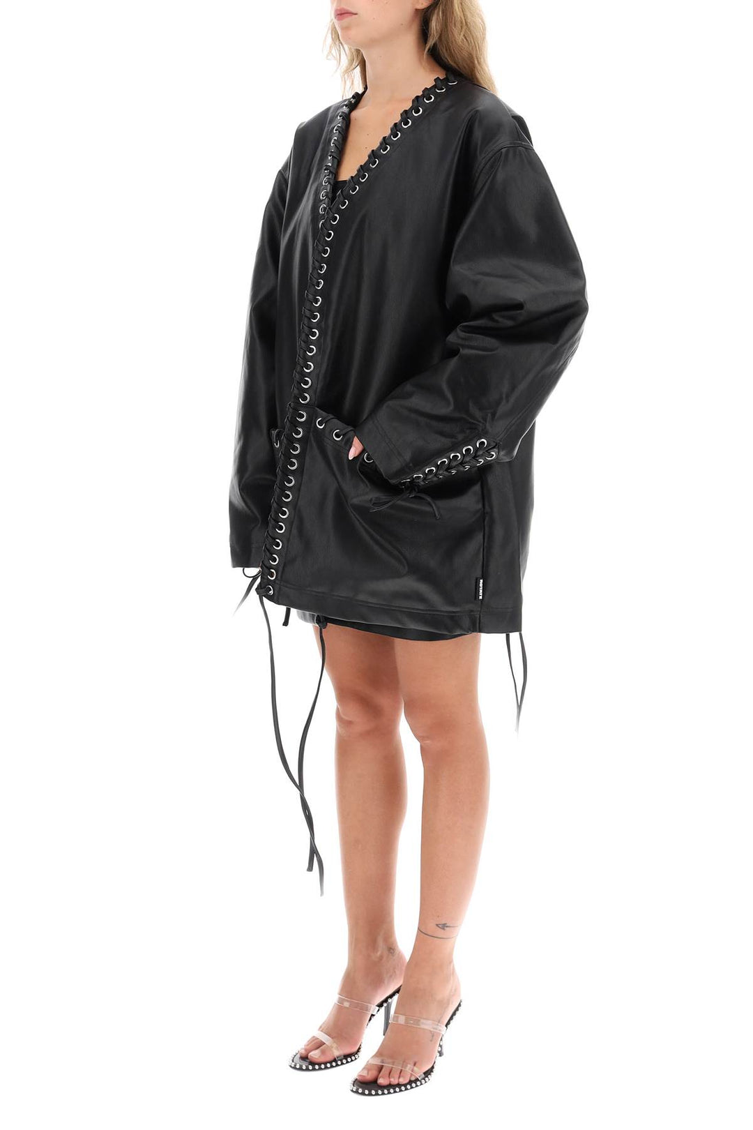 Oversized Faux Leather Jacket - Rotate - Women