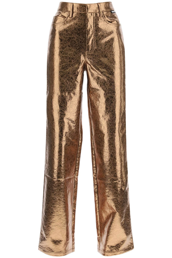 Textured Laminated Pants - Rotate - Women