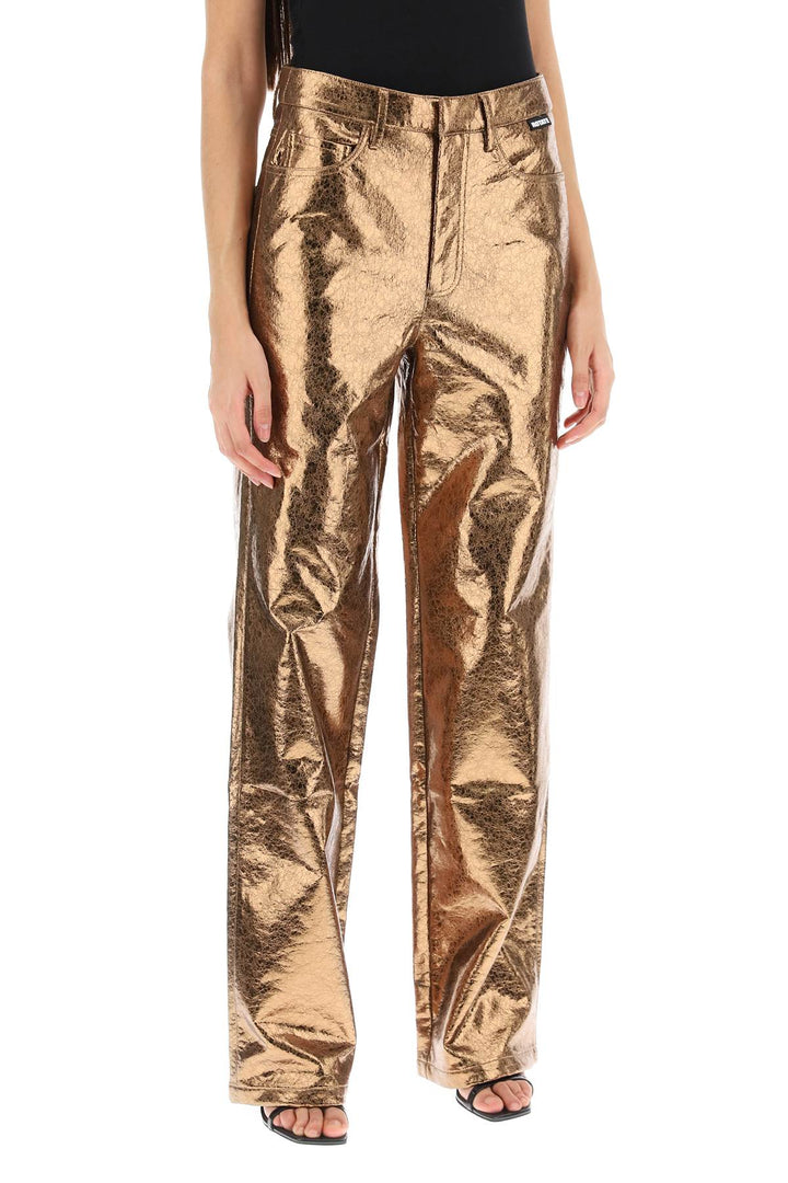 Textured Laminated Pants - Rotate - Women