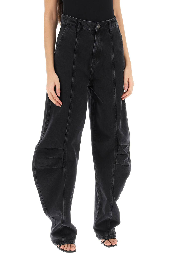 Baggy Jeans With Curved Leg - Rotate - Women