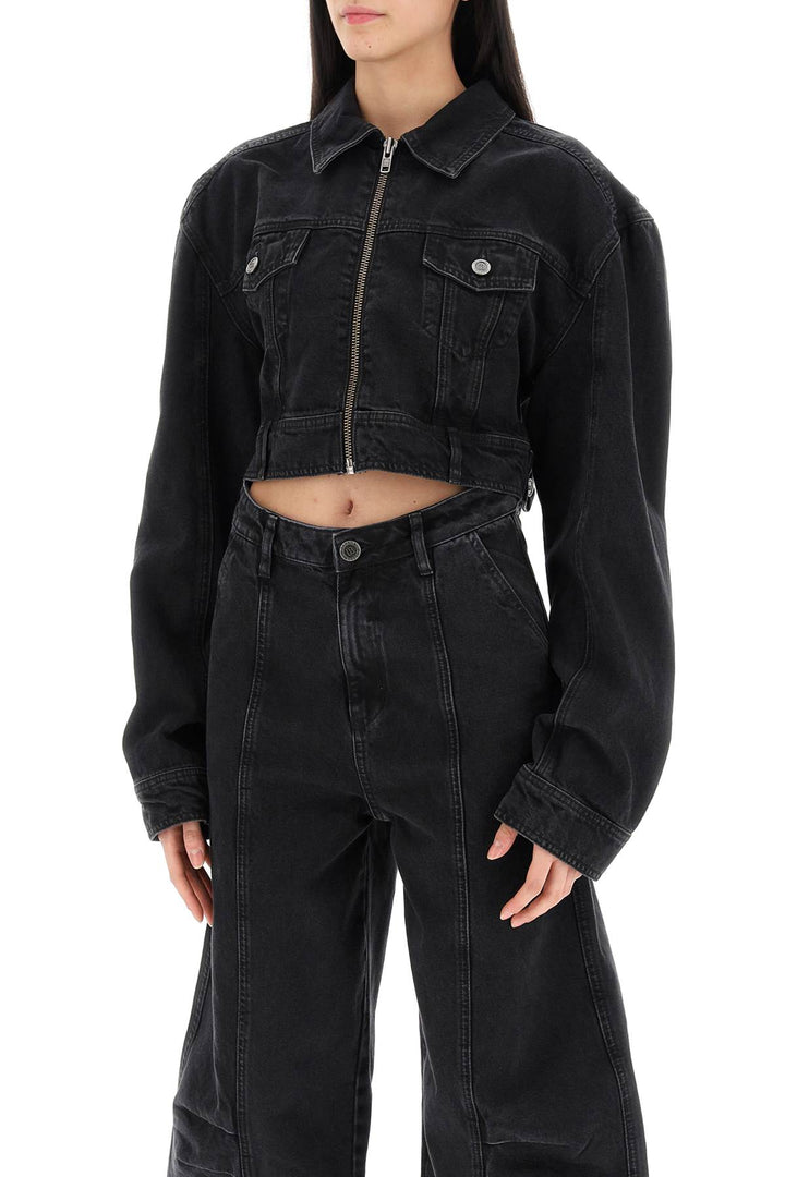 Cropped Denim Jacket - Rotate - Women