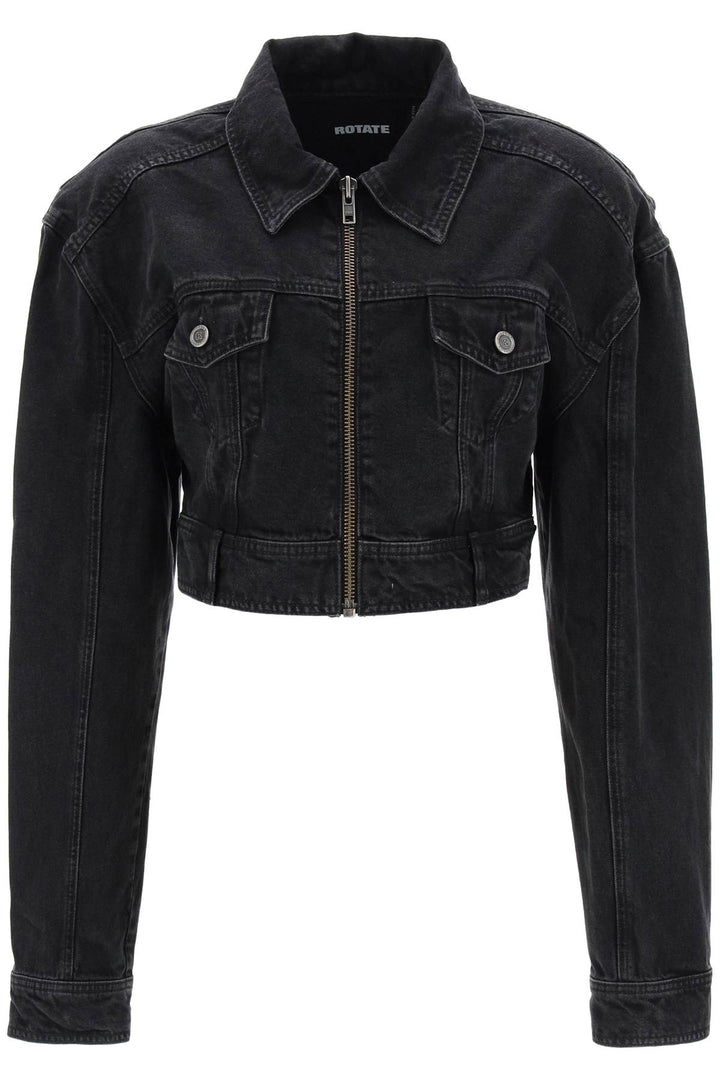 Cropped Denim Jacket - Rotate - Women