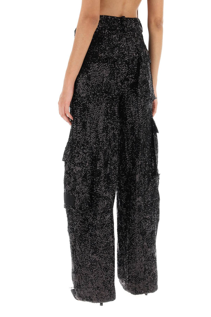 Sequin Studded Cargo Pants - Rotate - Women