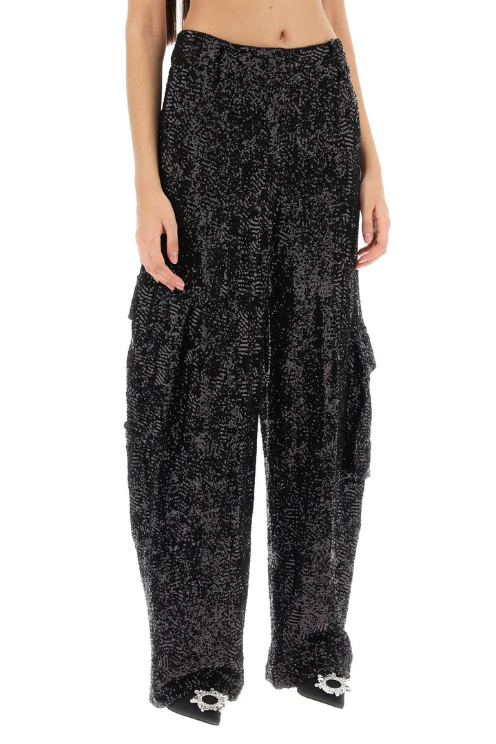 Sequin Studded Cargo Pants - Rotate - Women