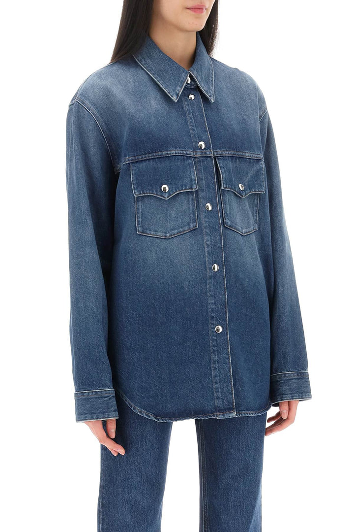 Jinn Denim Shirt - Khaite - Women