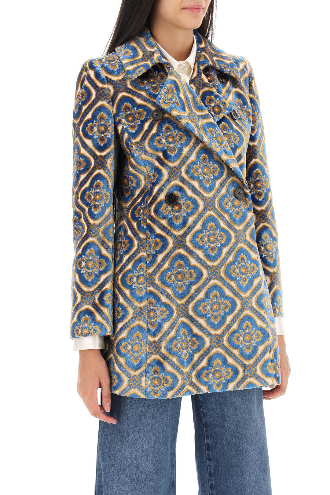 Velvet Stitch Jacquard Jacket - Etro - Women