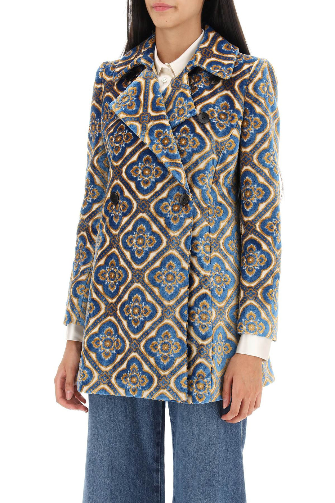 Velvet Stitch Jacquard Jacket - Etro - Women