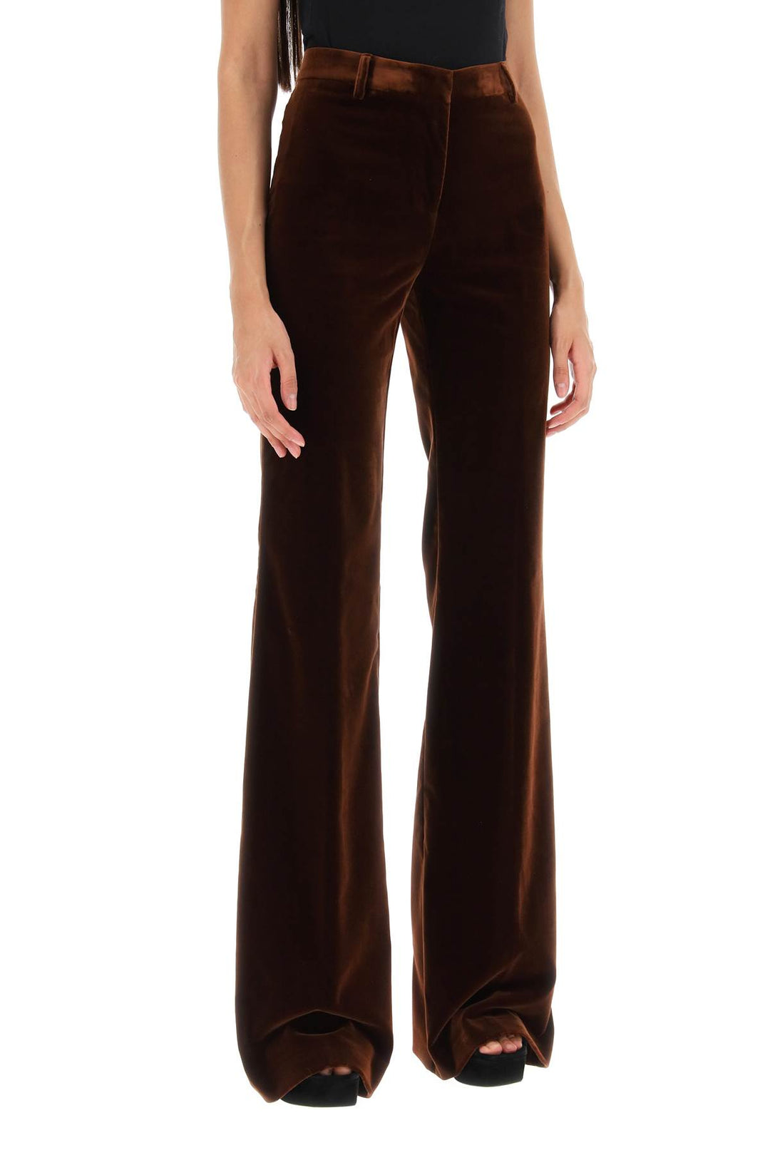 Flared Velvet Pants - Etro - Women